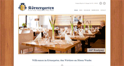 Desktop Screenshot of koernergarten.de
